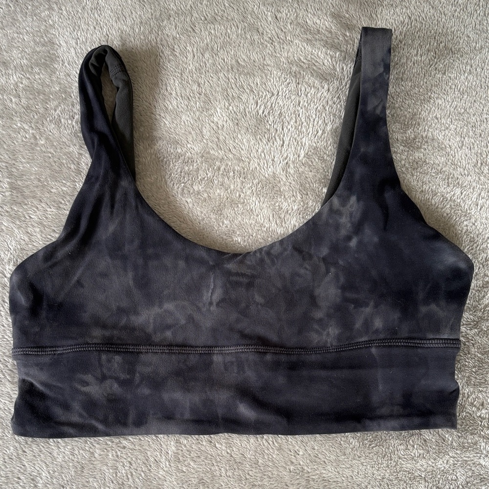 Lululemon Athletica Tie-Dye Sports Bra - Gray